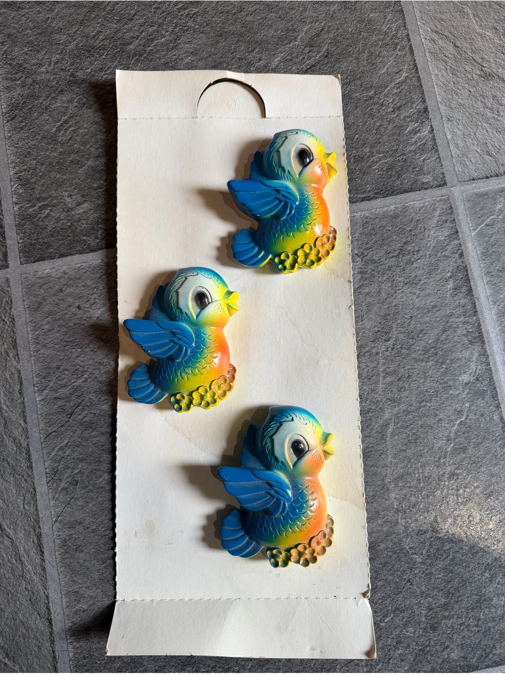 Vintage 70s Miller Studio bluebirds